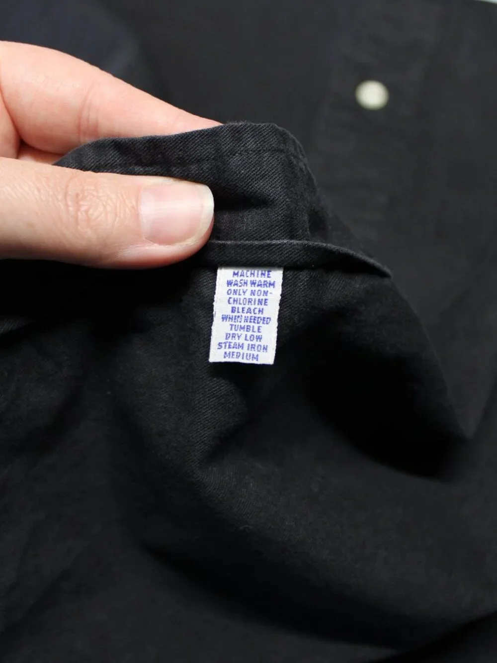 Polo Ralph Lauren Extra Large Black Classic Fit Cotton Oxford Button Down Shirt